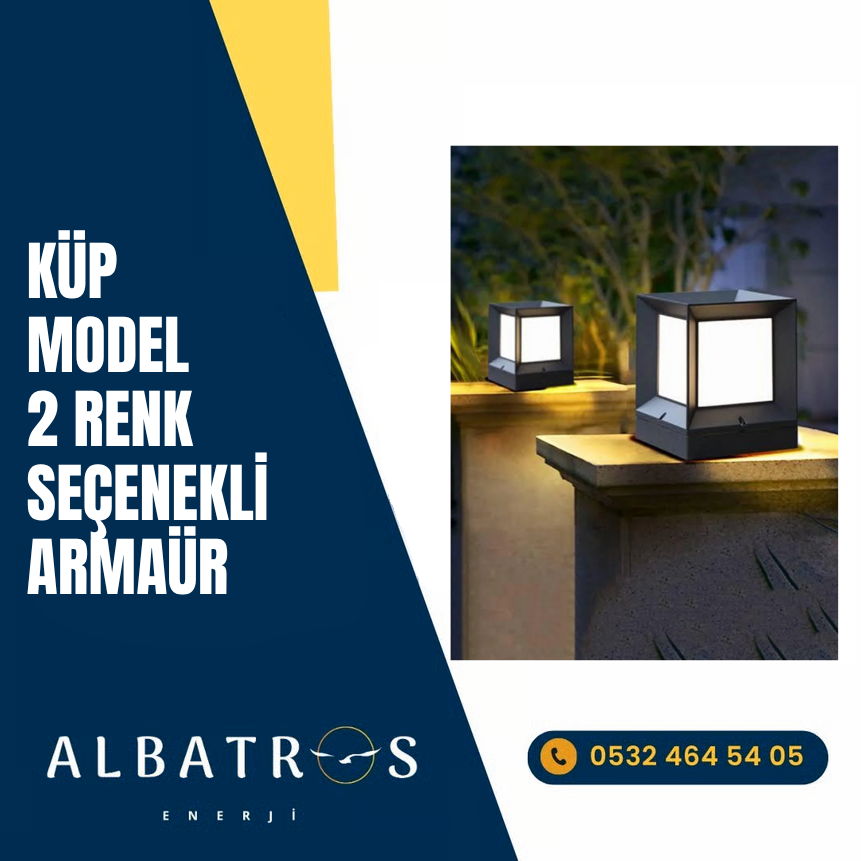 NovaBollard 12 LED Bahçe Bollard